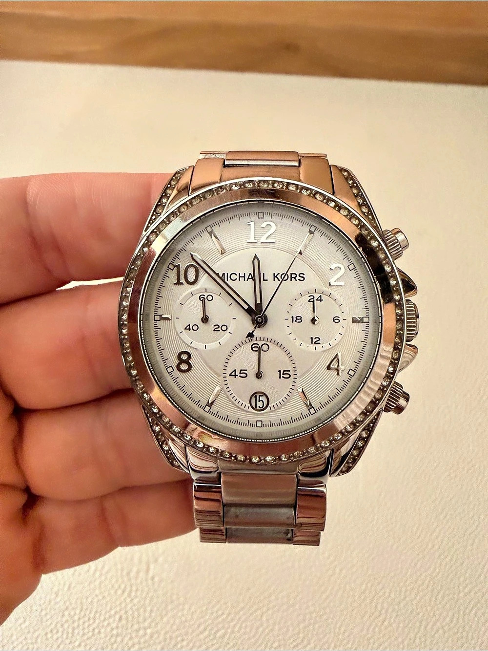 Michael Kors Lexington Silver Watch